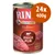 Rinti Singlefleisch Exclusive Ziege Pur, confezione da 24x400g. Testo visibile: 1 Protein Single, getreidefrei. Rinti Singlefleisch Exclusive Ziege Pur, confezione da 24x400g. Testo visibile: 1 Protein Single, getreidefrei.