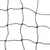 Nahaufnahme eines stabilen, grün-schwarzen Netzgewebes mit quadratischen Maschen. Material: gedrehtes Seil.