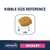Kibble size reference with one piece of kibble shown on a scale from 0 to 1 cm. ADVANCE Veterinary Diets branding and URINARY label visible.