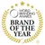 World Branding Awards, Brand of the Year, mit goldenen Lorbeerkränzen und fünf Sternen.