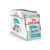 Box of Royal Canin Urinary Care pouches, labelled for all sizes, with urinary tract health highlighted and visible product image on packaging.