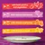 3x with beef, poultry and vegetables; 3x with salmon and carrots; 3x with chicken and turkey; 3x with chicken and cod. Text on coloured bars above empty plate.