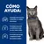 Texto: Cómo ayuda. Formulado para favorecer la digestión y calidad de las heces, nutrir y acondicionar la piel, mantener la salud de la barrera cutánea. pH 5,9–6,1.