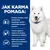 Jak karma pomaga: żywienie chroniące funkcje nerek, pobudzające apetyt, poprawa zdolności do biegania, wspinania się i skakania, wsparcie budowy i utrzymania masy mięśniowej.