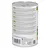 Lata de comida para perros Hill's Prescription Diet, texto en varios idiomas, código de barras, información del fabricante y sitio web visible: HillsPet.com.