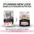 Purina Pro Plan cat food packaging change: Delicate Adult Opti-Digest now called Delicate Digestion. Text: Stunning new look, same outstanding nutrition. For adult cats 1+ years.