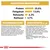 Analytische Bestandteile: Protein 25%, Fettgehalt 13%, Rohasche 6,3%, Rohfaser 3,7%. Zusammensetzung: Geflügelprotein, Reis, Weizen. Zusatzstoffe pro kg: Vitamin A, D3, Eisen, Kupfer, Zink.