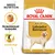 Royal Canin Adult Labrador Retriever hundefoder, tekst: Breed Nutrition, Skræddersyet foderpille, Idealvægt. Billede af foderpille og hund på emballagen.