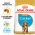 ROYAL CANIN PUPPY Cocker. Croquete feito à medida. Suporte do sistema imunitário. Embalagem de ração para cachorro com imagem de croquete e ícone de escudo. ROYAL CANIN PUPPY Cocker. Croquete feito à medida. Suporte do sistema imunitário. Embalagem de ração para cachorro com imagem de croquete e ícone de escudo.