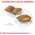 Kibble pieces with a visible soft centre, labelled as tailored with active nutrients. Includes a 1cm scale for size reference and a magnified view of the kibble’s interior.