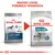 Confronto tra vecchio e nuovo packaging Royal Canin Joint Care Maxi per cani, testo visibile: 'NUOVO LOOK, FORMULA INVARIATA', 97% owners satisfied, Eases Movement.
