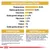 Constituintes analíticos: proteína bruta 32 %, matéria gorda bruta 22 %, cinza bruta 8 %, ácidos gordos ómega-6 4,9 %, fibra bruta 2,7 %, cálcio 1,2 %, fósforo 1 %, ómega-3 1 %.