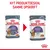 Royal Canin Appetite Control kattemad 85 g. Nyt produktdesign, samme opskrift. To poser vises: tidligere og nuværende emballage med teksten 'Appetite Control' og billede af kat.