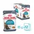 Urinary care wet food, 12 pouches of 85g each. Thin slices in jelly. Supports healthy urinary tract in 10 days. Proven results stated on packaging.