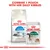 Royal Canin Home Life Indoor 7+ dry cat food bag and Royal Canin Instinctive 7+ gravy pouch, 85g. Text: Combine 1 pouch with her daily kibbles.