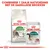 Royal Canin Active Life Outdoor 7+ kattenbrokken en Royal Canin Instinctive 7+ natvoeding. Tekst: Combineer 1 zakje natvoeding met de dagelijkse brokken.