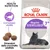 Royal Canin Regular Sterilised 7+, complesso vitalità, dimensioni della crocchetta adattate, immagine di un gatto nero su confezione e tre crocchette visibili. Royal Canin Regular Sterilised 7+, complesso vitalità, dimensioni della crocchetta adattate, immagine di un gatto nero su confezione e tre crocchette visibili.