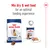 Instructional image showing Royal Canin dry and wet food with text: Mix dry & wet food for an optimal feeding experience.