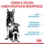 Texte en allemand : Hündin & Welpen haben spezifische Bedürfnisse. Hoher Energiebedarf, empfindliche körpereigene Abwehrkräfte, empfindliches Verdauungssystem. Marque Royal Canin.