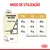 Tabela de doses diárias para cães: 2 kg 40–53 g, 3 kg 55–72 g, 4 kg 68–89 g conforme atividade. Instrução para fornecer água. Energia metabolizável: 3,963 kcal/kg. Tabela de doses diárias para cães: 2 kg 40–53 g, 3 kg 55–72 g, 4 kg 68–89 g conforme atividade. Instrução para fornecer água. Energia metabolizável: 3,963 kcal/kg.