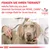 Texte en allemand : FRAGEN SIE IHREN TIERARZT welche Nahrung aus dem Veterinär-Sortiment von ROYAL CANIN die richtige Wahl für Ihren Hund ist. VETERINARY NUTRITION.