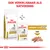 Royal Canin Urinary S/O Ageing 7+ droog- en natvoeding voor honden, verpakking en portie natvoer getoond. Tekst: 'Ook verkrijgbaar als natvoeding', 'LOAF'.