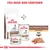 Royal Canin Gastrointestinal High Fibre tør- og vådfoder til hund, synlige dåser og pose med teksten 'Gastrointestinal High Fiber Paté'. Fås også som vådfoder.