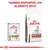 Royal Canin Gastrointestinal Low Fat para cães, disponível em lata e saco. Texto visível: 'TAMBÉM DISPONÍVEL EM ALIMENTO SECO'.
