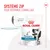 Système zip pour refermer l’emballage. Royal Canin Treats, compatible with hypoallergenic diets, hydrolysed protein, vitamin B12, 230 g. easyopen zipsystem visible sur le sachet.
