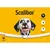 Scalibor Collier Grand Chien 65 cm, phlébotomes, tiques, moustiques, ne pas utiliser chez le chat. Dalmatien portant le collier blanc visible sur fond jaune.