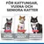 Hill's Science Plan torrfoder för steriliserade katter: Kitten, Adult och Mature Adult. Text ovan: För kattungar, vuxna och seniora katter.