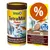 Confezione TetraMin Flakes BioActive per pesci ornamentali, testo visibile: Hauptfutter für alle Zierfische. A destra, confezione con simbolo % e scritta 14 days, alimentazione vacanze. Confezione TetraMin Flakes BioActive per pesci ornamentali, testo visibile: Hauptfutter für alle Zierfische. A destra, confezione con simbolo % e scritta 14 days, alimentazione vacanze.
