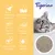 Tigerino Premium. Argila natural de bentonite, ultra-absorvente e eficaz, levanta pouco pó, aglomeração imediata, rápido controlo de odores, aroma a baunilha.