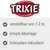 Trixie. Verstellbar von 1-2 m, simple Montage, Schrauben inkludiert.