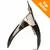 Kliešte na pazúry s čiernou plastovou rukoväťou a kovovým mechanizmom, označenie Top Seller v oranžovom rohu Kliešte na pazúry s čiernou plastovou rukoväťou a kovovým mechanizmom, označenie Top Seller v oranžovom rohu