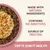 Tillverkad med naturliga ingredienser, innehåller inga tillsatser, proteinkälla. Text: Toppa, rör om, blanda! Tillverkad med naturliga ingredienser, innehåller inga tillsatser, proteinkälla. Text: Toppa, rör om, blanda!