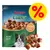 Rocco Cubes, snack per cani con pollo e pesce. Scritta 'CHICKEN & FISH' sulla confezione, simbolo percentuale giallo-rosso in alto a destra.