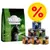 Wild Freedom Green Lands 400g, šest konzerv Wild Freedom různých druhů, žlutý symbol procenta pro akci nebo slevu Wild Freedom Green Lands 400g, šest konzerv Wild Freedom různých druhů, žlutý symbol procenta pro akci nebo slevu