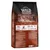 Pet food packaging showing 40% fresh meat, high-quality protein, grain-free recipe, species-appropriate, made in Germany, recyclable material, and a taste of freedom.