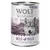 Wolf of Wilderness Wild Hills, 100 % viljaton resepti, tuore vapaankanan ankka, villimarjat, juuret ja yrtit, 400 g tölkki.