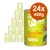 Confezione da 24 lattine da 400 g ciascuna di Wow Gemüse Obst 100%, alimento per cani a base di verdure e frutta. Testo visibile: Veggies & fruits, Légumes & fruits. Confezione da 24 lattine da 400 g ciascuna di Wow Gemüse Obst 100%, alimento per cani a base di verdure e frutta. Testo visibile: Veggies & fruits, Légumes & fruits.