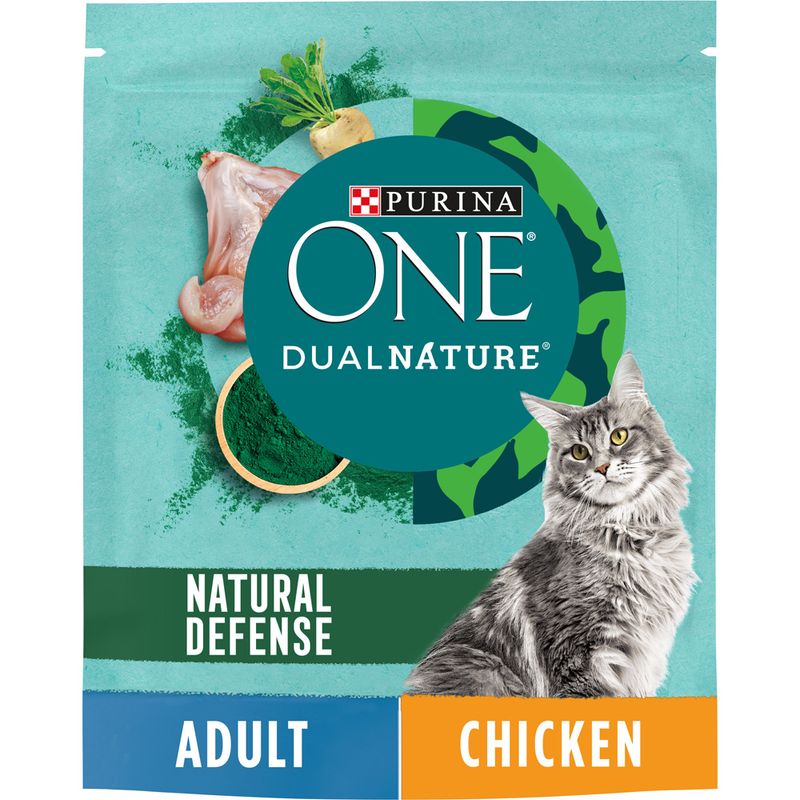 Purina ONE Dual Nature Adult Pui & spirulină