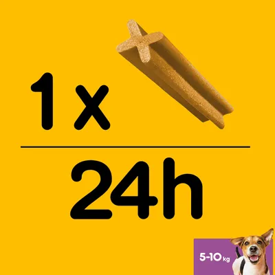 Recomendação de alimentação: 1 unidade a cada 24 horas para cães com peso de 5-10 kg.