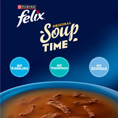 Sparpaket Felix Soup 24 x 48 g - Geschmacksvielfalt aus dem Wasser