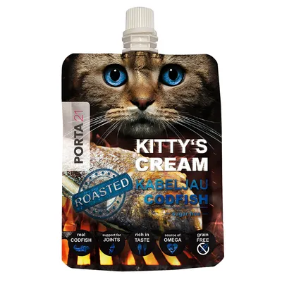 Porta21 Cream Roasted codfish, sugar-free, grain free, joint support, rich in flavour, source of Omega.