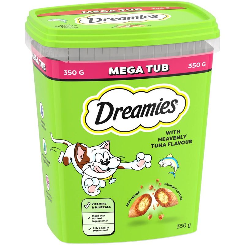 Dreamies Dreamies Tuna Adult Dry Cat Food pet food packaging