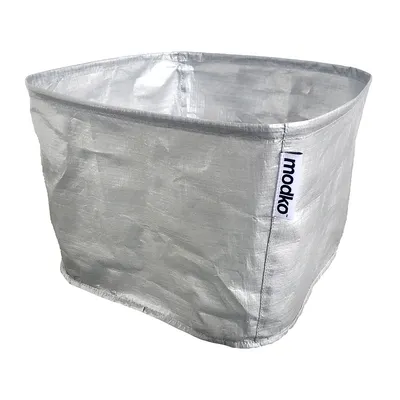 Transparante kunststof bak met zichtbaar label 'modko' aan de zijkant.