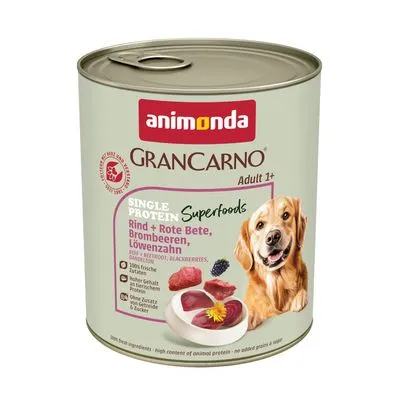animonda GranCarno Adult Single Protein Superfoods 6 x 800 g