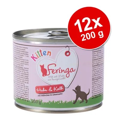 Ekonomično pakiranje Feringa meni Kitten 12 x 200 g