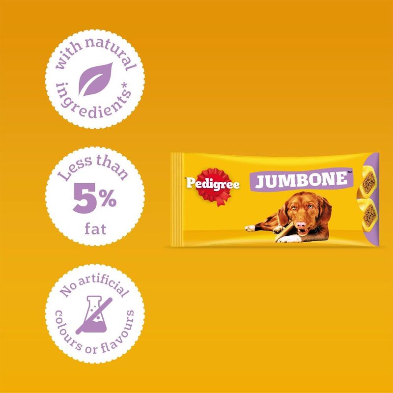 PEDIGREE® JUMBONE™ Adult Medium Dog Treat Beef & Poultry 2 Chews 180g